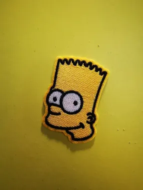 Bart Simpson 2 Embroidered Iron on Patch