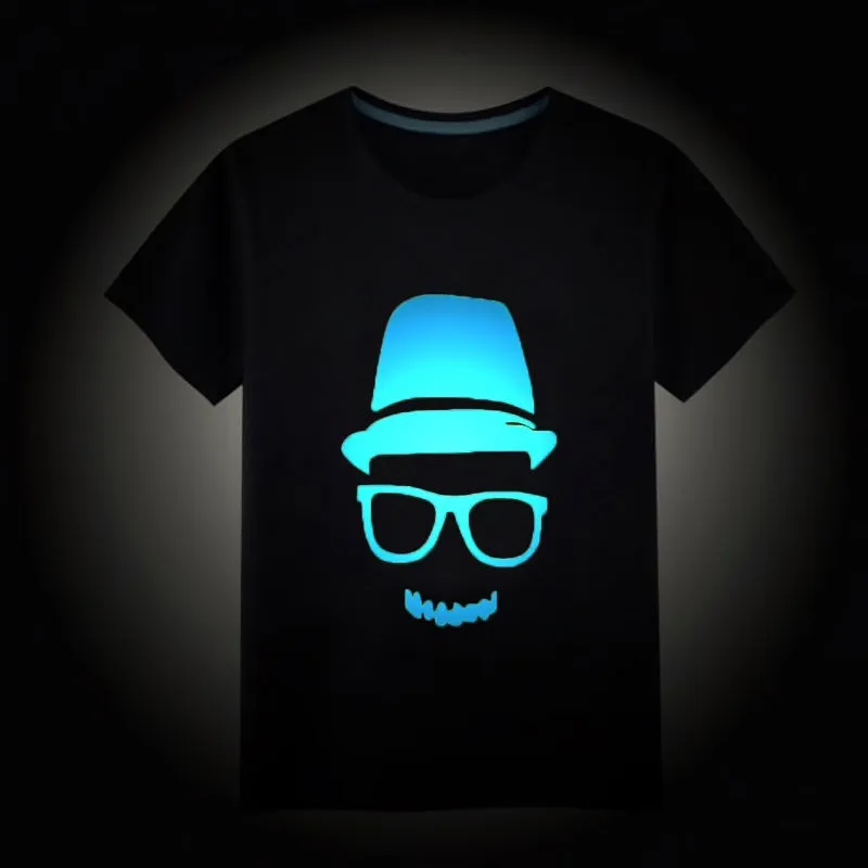 Boys And Girls Face Glow In The Dark T-Shirts - ONLY 3 LEFT !!!