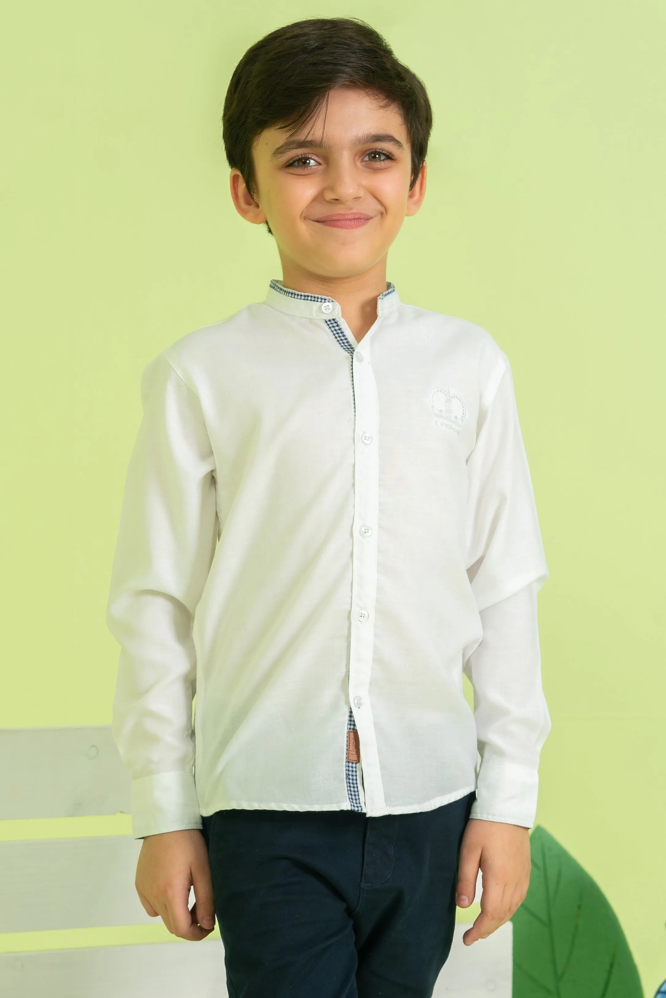 Boys FAHADI Cotton Casual Shirt