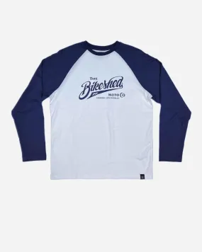 BSMC Inc. Baseball Jersey LS - Navy/White