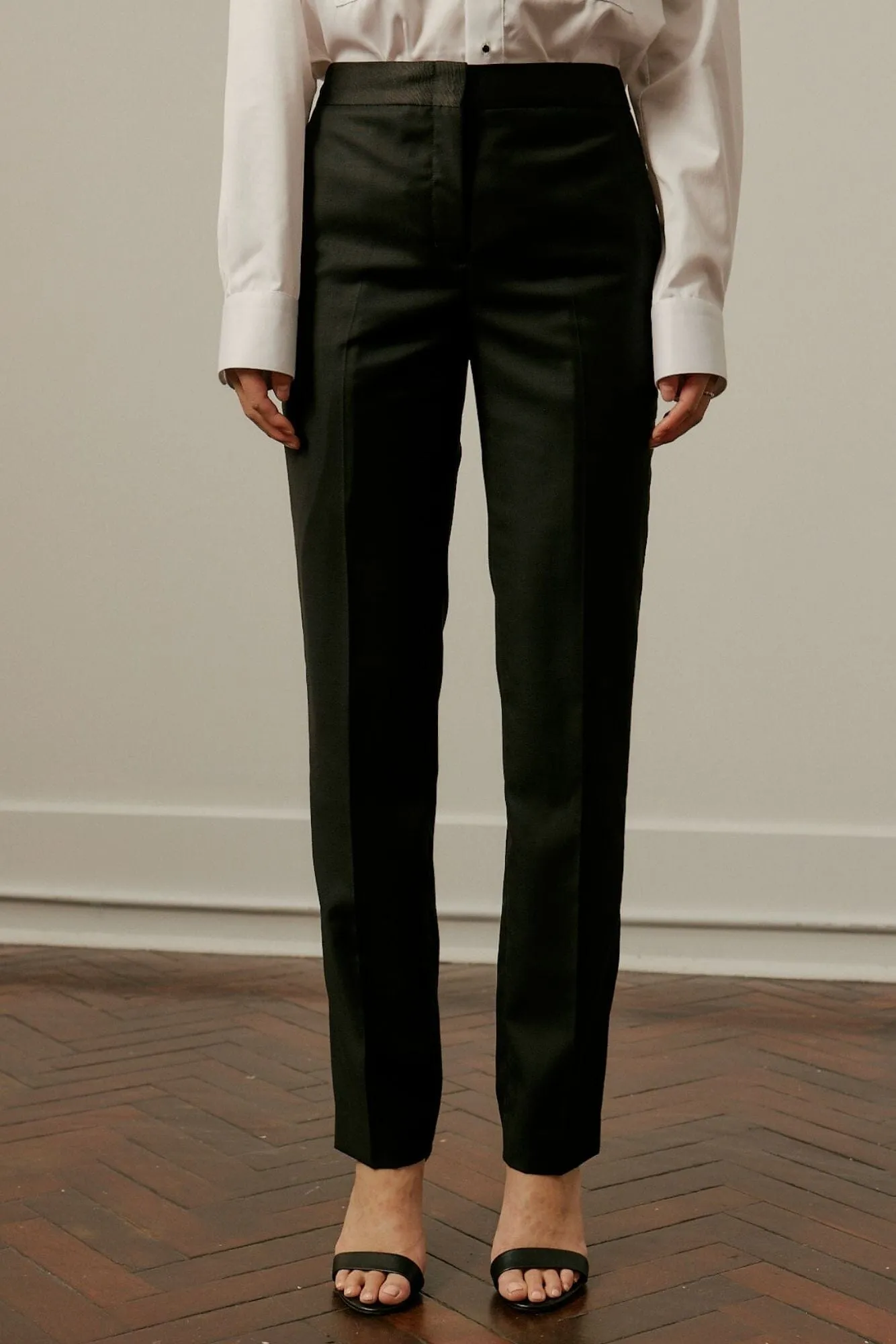 Celine Shawl Tuxedo Suit - Black Wool