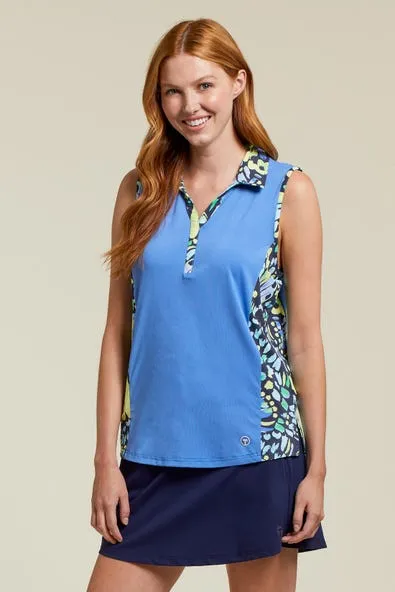 Collared Sleeveless Top