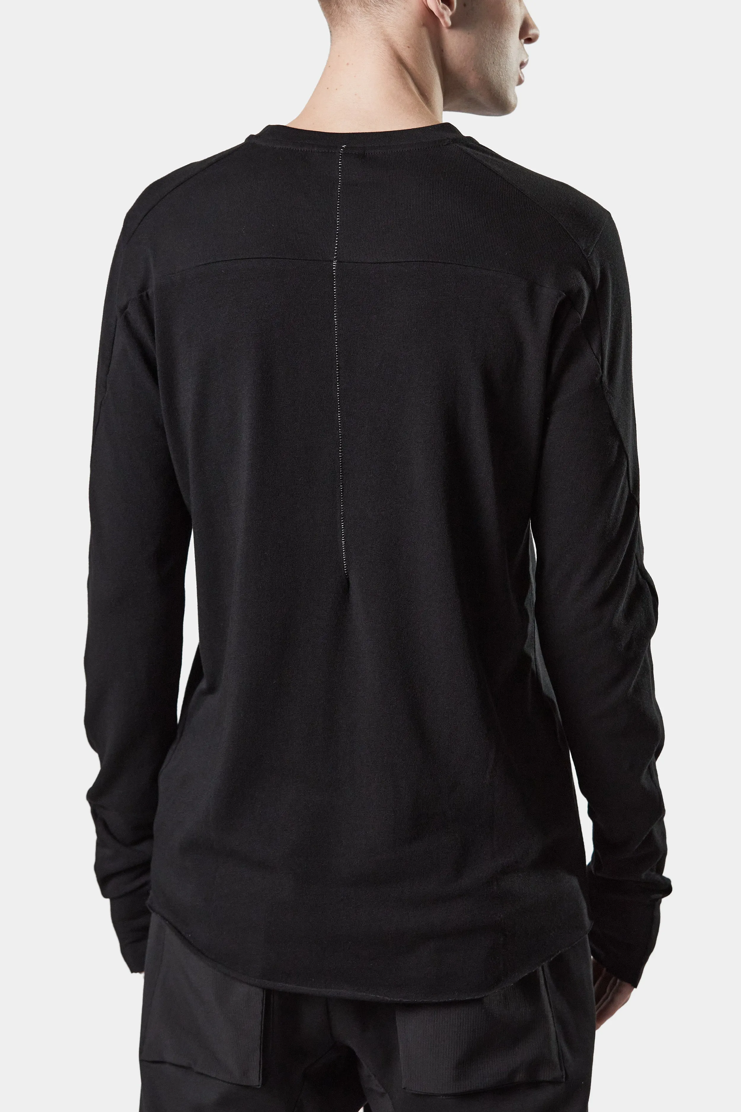 Contrast long sleeve t-shirt