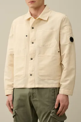 C.P. Company 277A Cotton Overshirt - Beige