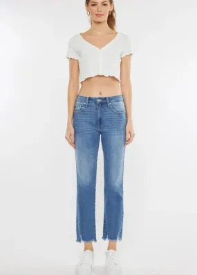 Danielle High Rise Straight Fit Leg Jeans