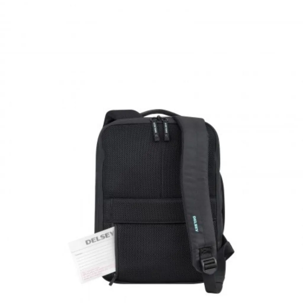 Delsey Daily's 14” Laptop Backpack - Black/Blue