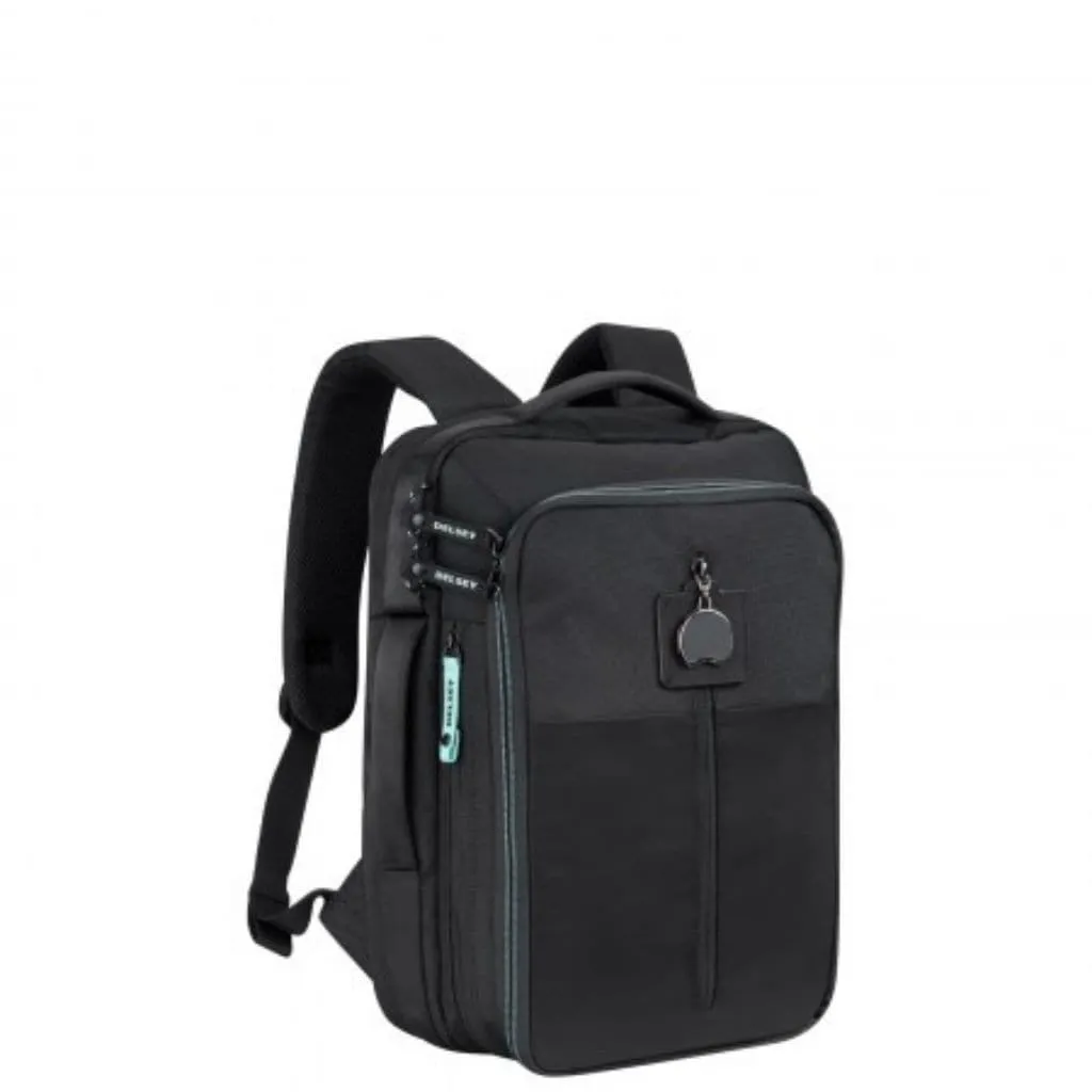 Delsey Daily's 14” Laptop Backpack - Black/Blue