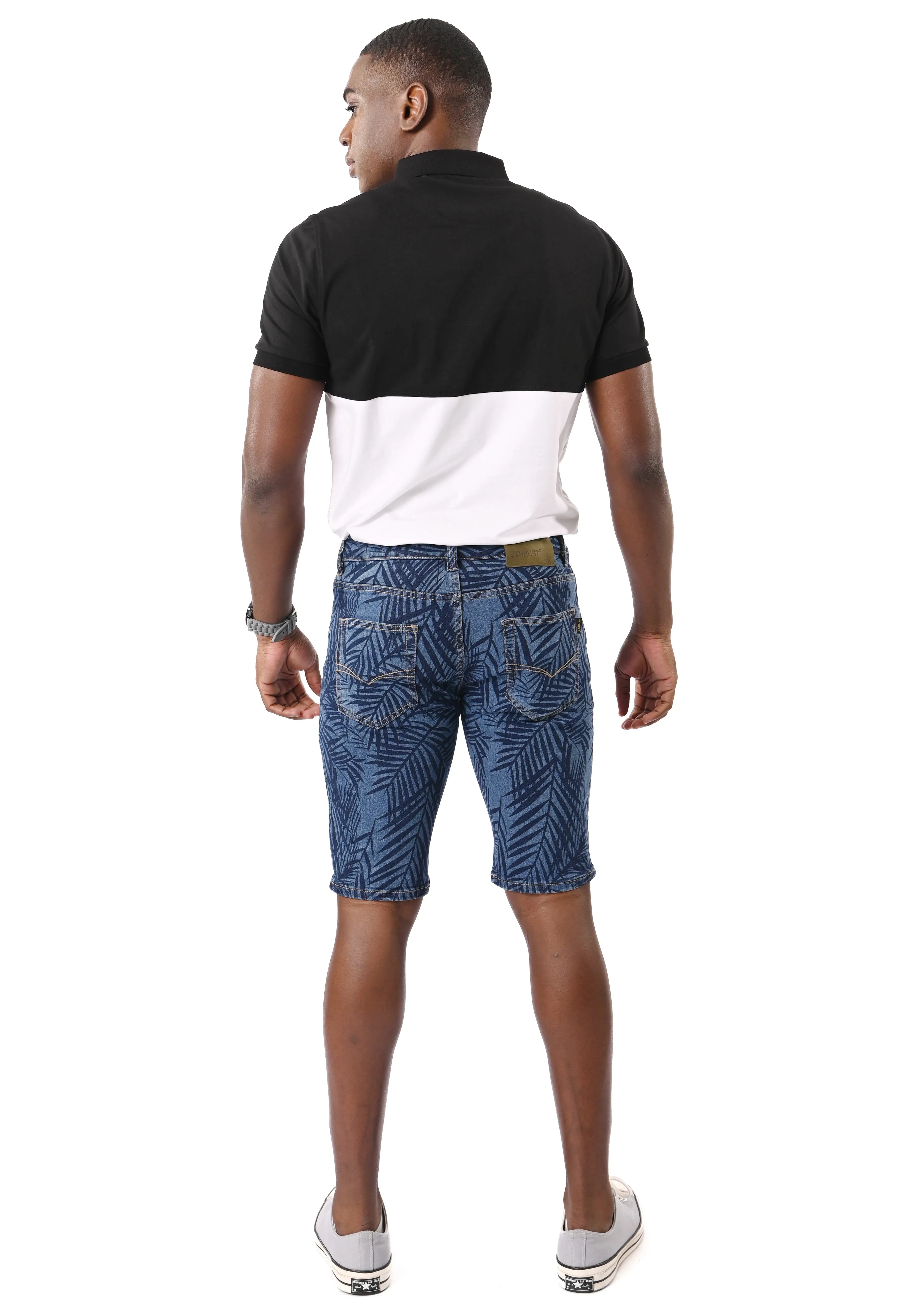 EXHAUST JEANS SHORT PANTS [SLIM FIT] 1554