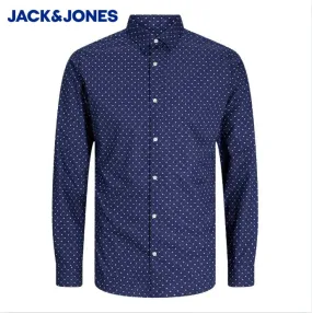 Jack & Jones Joe Print Navy Shirt Navy