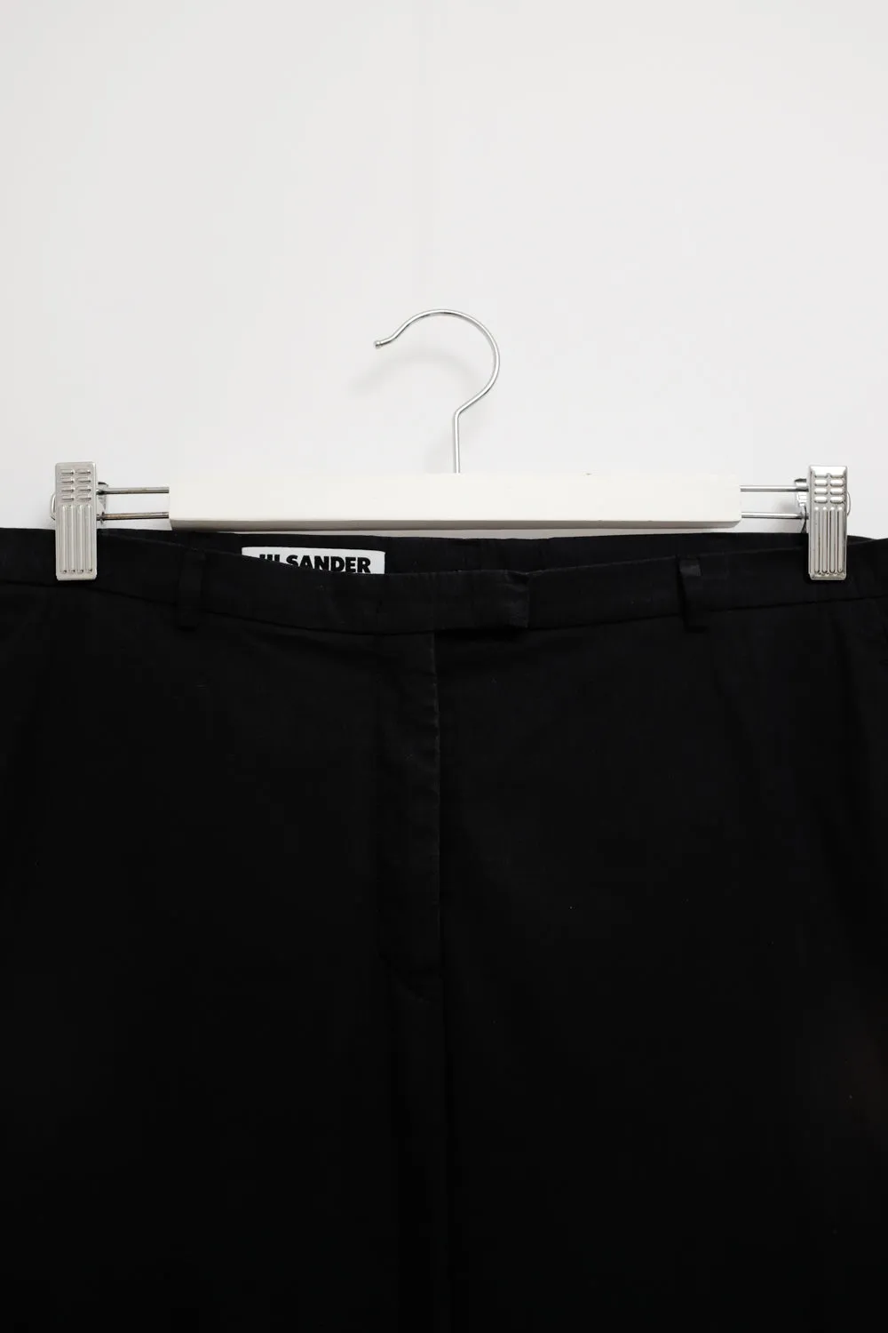 JIL SANDER BLACK STRAIGHT PANTS