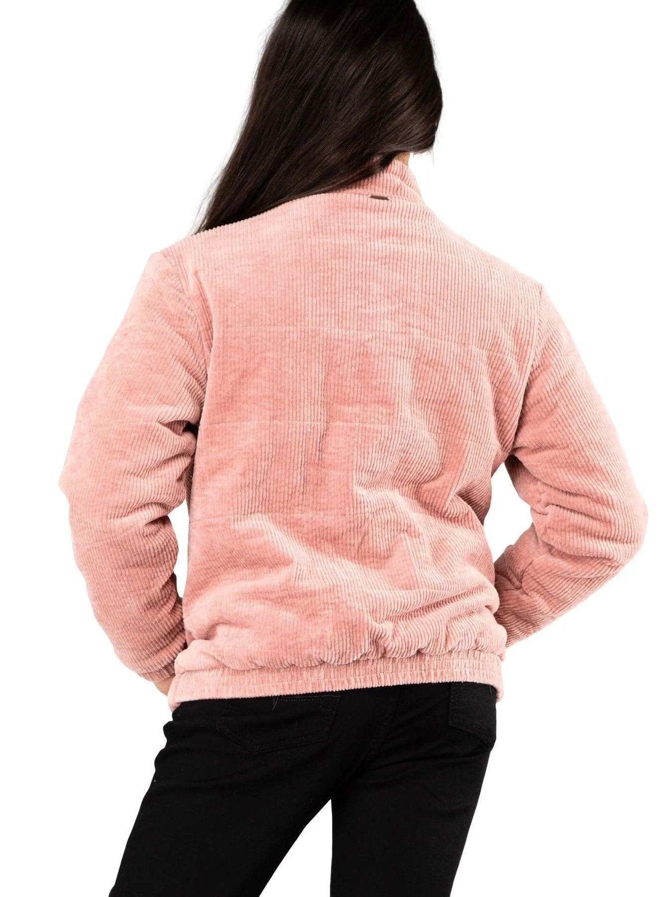 Mazey Padded Jacket Girls - Misty Rose