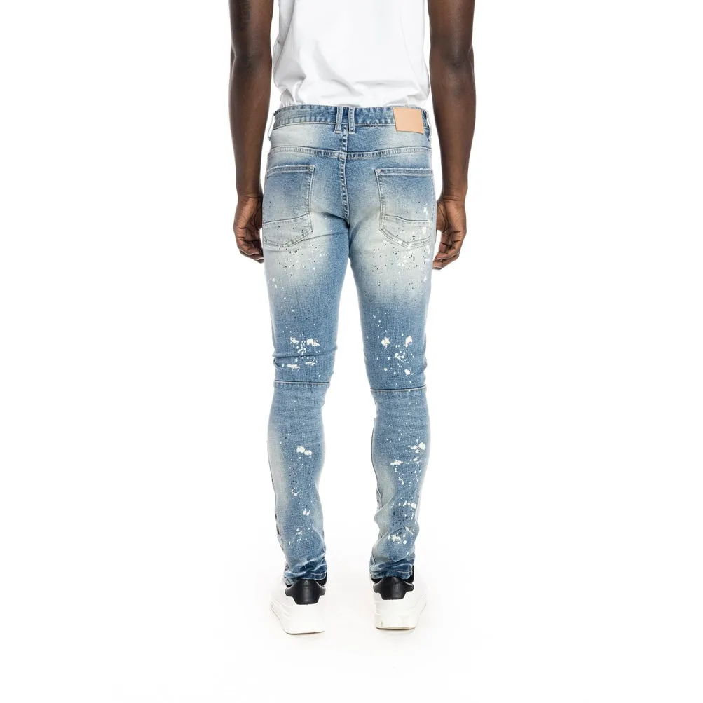 Mushroom  Fashion Jeans - Meteor Blue