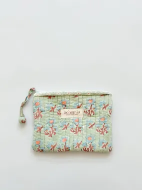 Posie Zip Pouch, Duck Egg