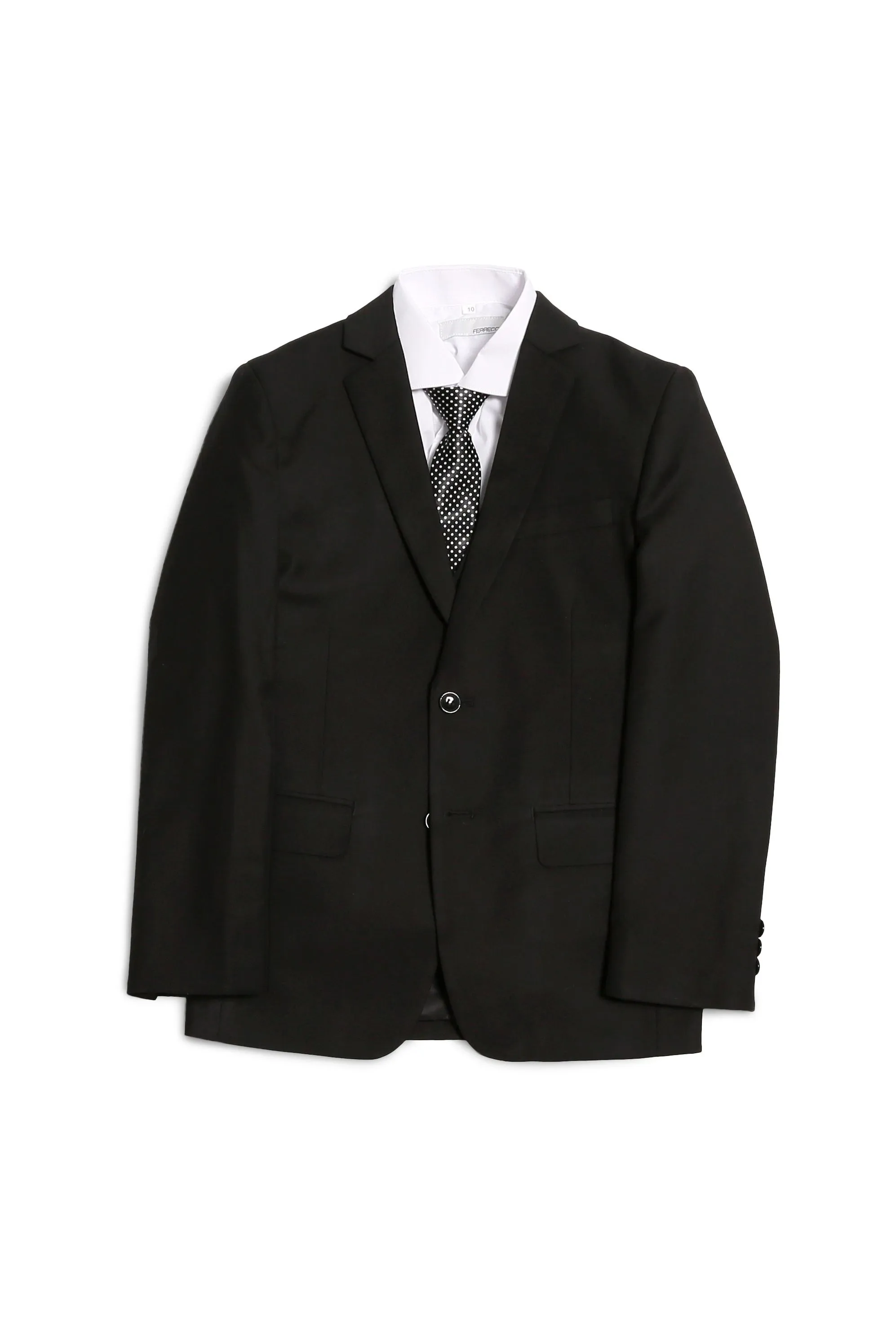 "Jax" Kids Black Suit (5-Piece Set)