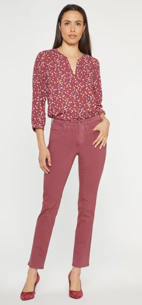 Sheri Slim Jeans Rood Premium Denim | Husk