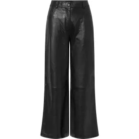 Soft Anika leather pants / 50960 - Black (Nero)