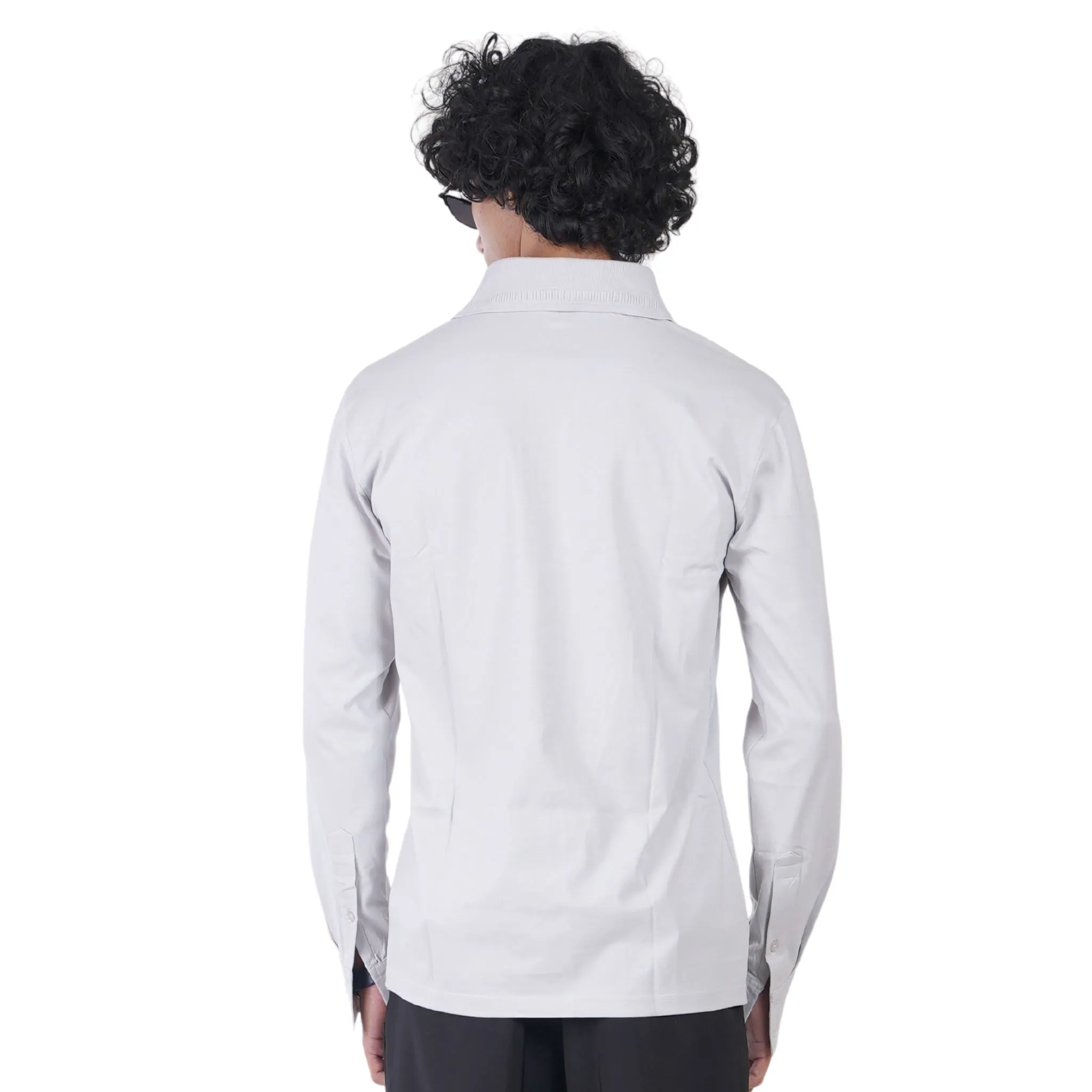 Silo Long-Sleeve Cuffed Polo Shirt